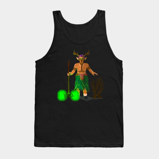 Earth Druid Tank Top by willpereiraart